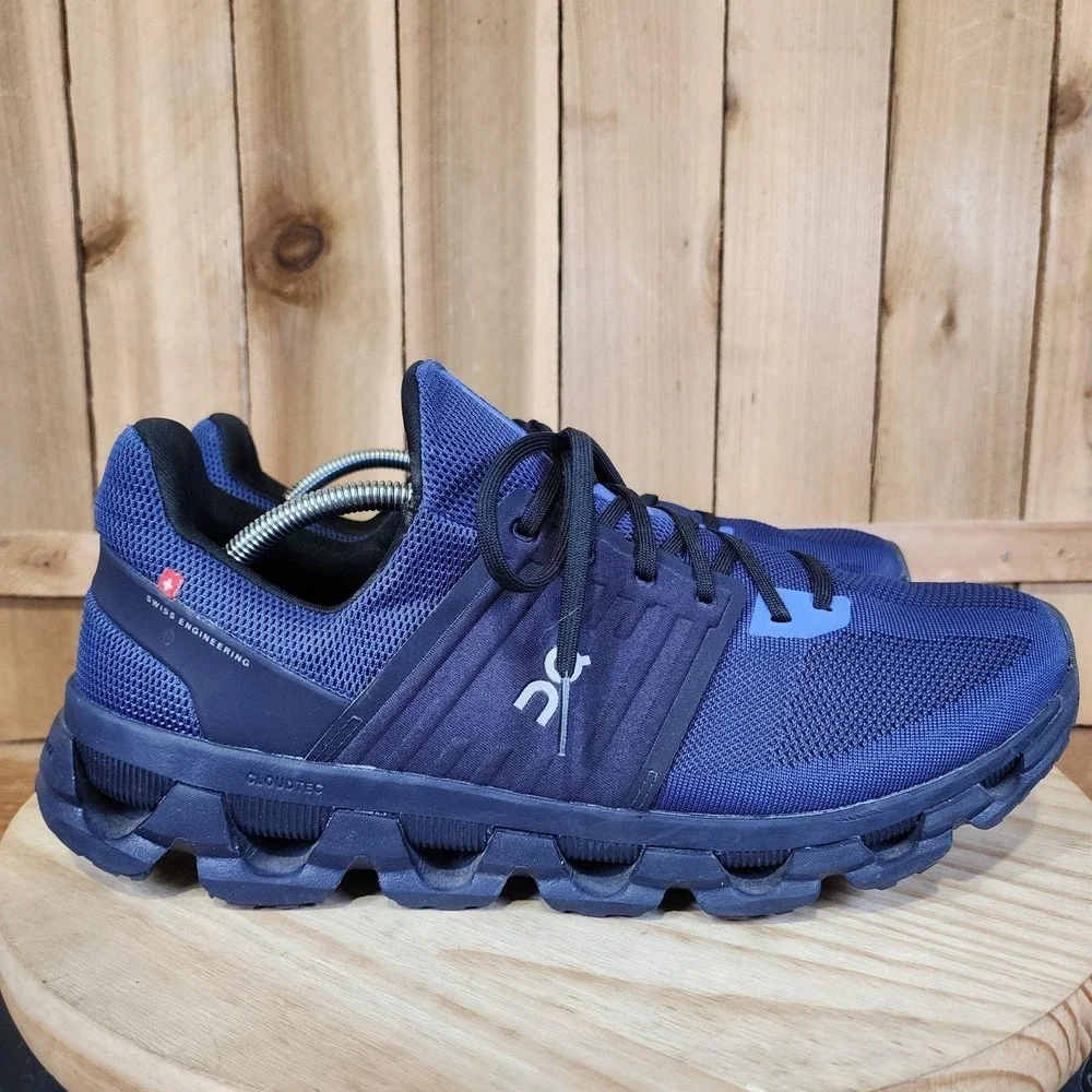 On Cloudswift 3 AD Shoes Mens 13 Blue Mesh Road Running Athletic Sneakers